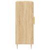 vidaXL Dressoir 69,5x34x90 cm bewerkt hout sonoma eikenkleurig