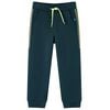 vidaXL Kinderjoggingbroek met trekkoord 128 mosgroen