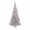 vidaXL Kerstboom met 300 LED met standaard Zilver 180 cm PET
