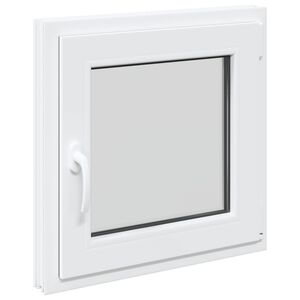 vidaXL Kelderraam RISOR 50 x 50 cm PVC en glas Wit