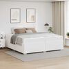 vidaXL Bedframe Wit 200 x 200 cm Kunstleer