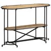 vidaXL Wandtafel 110x42x76 cm massief ruw mangohout