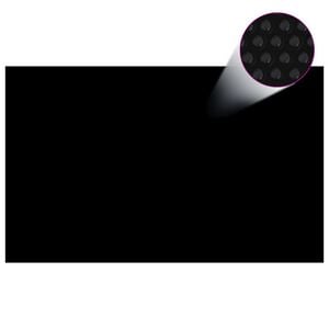 vidaXL Zwembadhoes 260x160 cm PE zwart