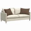 vidaXL Sofa Kussens 2 stuks Bruin 70 x 50 cm Stof