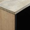vidaXL Dressoir Wit 80 x 33 x 75 cm massief mangohout