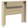 vidaXL Hoofdbord Kast met LED met plank Sonoma 120 x 16,5 x 103,5 cm