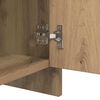 vidaXL Dressoir Artisan Eiken 70 x 41 x 75 cm Bewerkt hout
