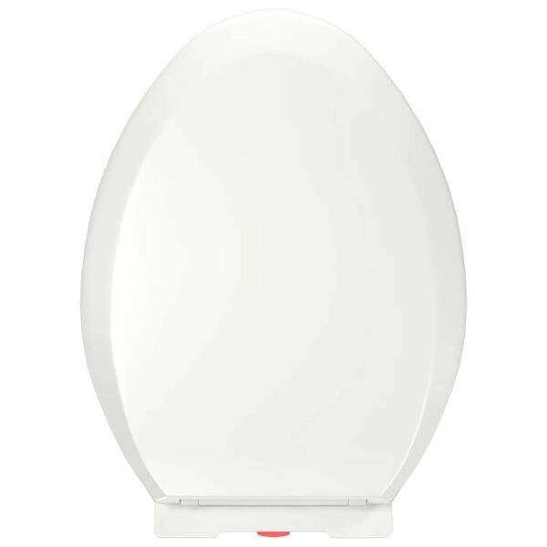 vidaXL Toiletbril soft-close met quick-release ontwerp wit