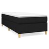 vidaXL Boxspring bed 100x200 cm stof zwart