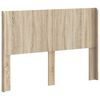 vidaXL Hoofdbord Sonoma Eiken Bewerkt hout