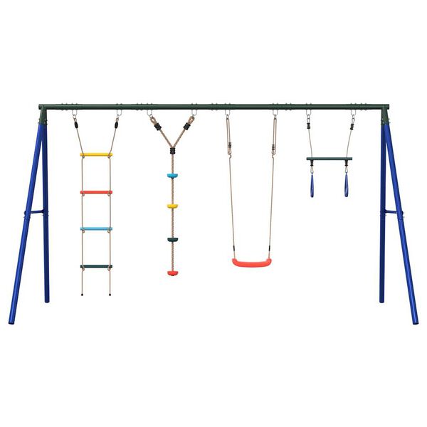 vidaXL Schommelset met schommel, trapeze, ladder en klimtouw