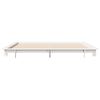 vidaXL Bedframe zonder matras massief grenenhout wit 180x200 cm