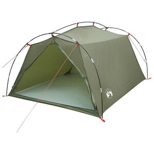 vidaXL Tunneltent Olijfgroen 2-persoons 185T Polyester met PU Coating
