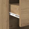 vidaXL Dressoir met lade Artisan Eiken 100 x 30 x 59,5 cm Bewerkt hout