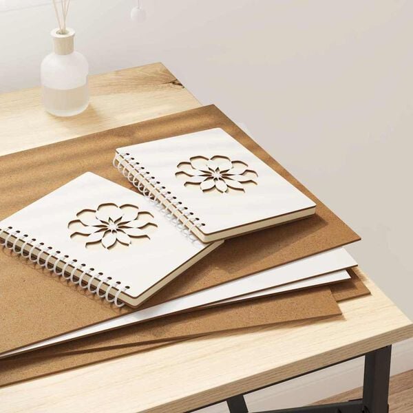 vidaXL Decorpanelen 12 pcs Wit 30 x 42 x 0.27 cm Bewerkt hout