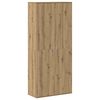 vidaXL Hoogboard 80 x 35 x 180 cm Bewerkt hout artisanaal eikenkleurig