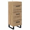 vidaXL Dressoir Artisan Eiken 34,5 x 34 x 90 cm