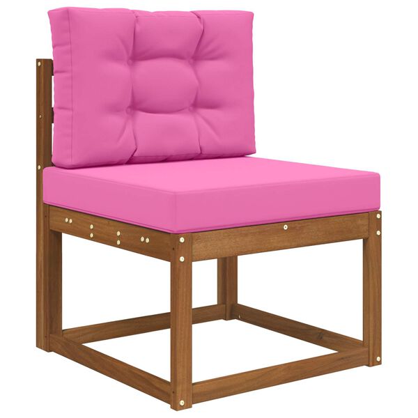 vidaXL Buiten bankkussen 2 pcs Roze Polyester