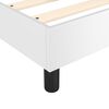 vidaXL Boxspring bed kunstleer wit 140x200 cm