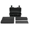 vidaXL Flightcase draagbaar 46,5x21,5x17,5 cm PP zwart