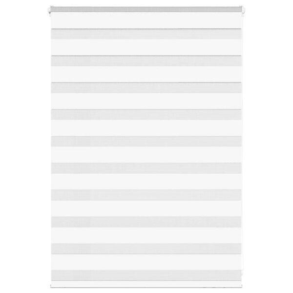 vidaXL Zebra Blind 95x100 cm stofbreedte 90,9 cm polyester wit