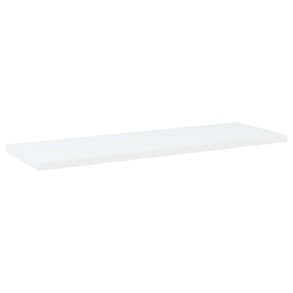vidaXL Wandschappen 4 st 60x20x1,5 cm bewerkt hout wit