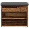 vidaXL Schoenenbank 62x32x50 cm bewerkt hout oud houtkleurig