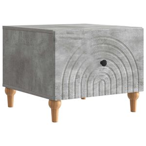 vidaXL Salontafel met lade Betongrijs 49 x 50 x 40 cm Bewerkt hout