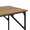 vidaXL Bureau Artisan Eiken 120 x 50 x 75 cm Bewerkt hout