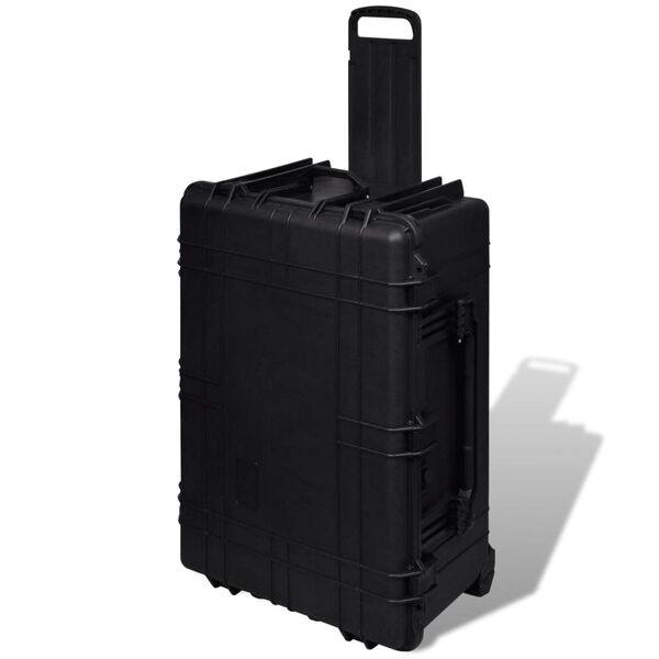 Hardcase Transportkoffer 77,5x59x35 cm met wielen en 5 schuimlagen
