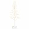 vidaXL Starburst kerstboom Wit 17 x 17 x 120 cm Kunststof 240 LED's