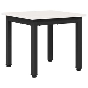vidaXL Salontafel Wit 40 x 40 x 36 cm Massief grenenhout