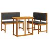 vidaXL Tuin Bistro Set 3 pcs Bruin Massief Acaciahout