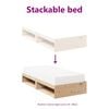 vidaXL Slaapbank zonder matras 80x200 cm massief grenenhout