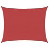 vidaXL Zonnezeil 160 g/m&sup2; 6x7 m HDPE rood