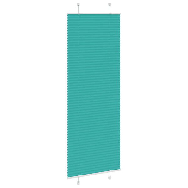 vidaXL Pliss&eacute; rolgordijn 70x200 cm stofbreedte 69,4 cm petrol groen
