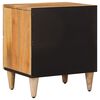 vidaXL Nachtkastje Naturel 40 x 33,5 x 46 cm Massief Mango Hout