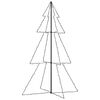 vidaXL Kegelkerstboom 240 LED's binnen en buiten 118x150 cm