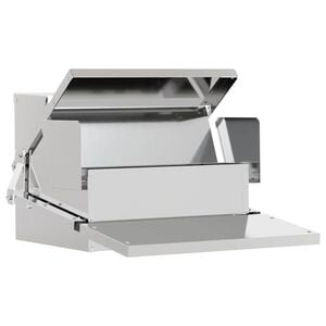 vidaXL Kippen Treadle Voeder zilver 50 x 40 x 29 cm 2 kg
