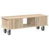 vidaXL TV-standaard Sonoma Eiken 100 x 35 x 35 cm Bewerkt hout