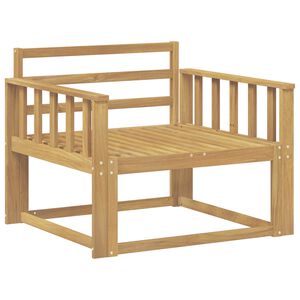 vidaXL Buiten Midden Sofa Massief Acaciahout Wit