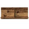 vidaXL Wandkast 70x16,5x30 cm bewerkt hout oud houtkleurig