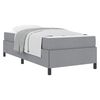 vidaXL Boxspringbed Lichtgrijs 90 x 190 cm Stof