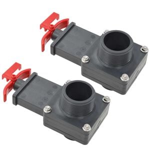 vidaXL Zwembadklep 2 st 1,5"