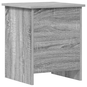 vidaXL Opbergkist met opslag Grijs Sonoma 40 x 40 x 50 cm Bewerkt hout