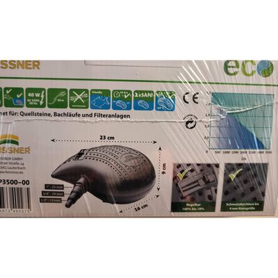 HEISSNER Eco Filter- en watervalpomp Smartline 3300 L/u