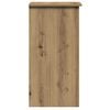vidaXL Bureau met schappen 84x40x78 cm bewerkt hout artisanaal eiken