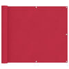 vidaXL Balkon Scherm Bordeauxrood 90 x 200 cm Oxford Stof