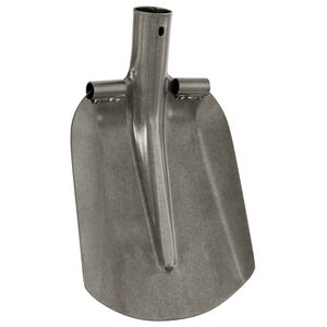 vidaXL Schep Hoofd Zilver 33 x 21 cm Gepoedercoat staal