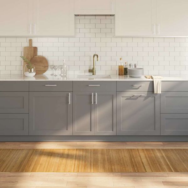 vidaXL Vloerkleed rechthoekig 70x400 cm bamboe naturel